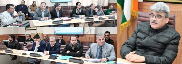 Chief Secretary stresses for comprehensive roadmap to transform higher education landscape in J&K