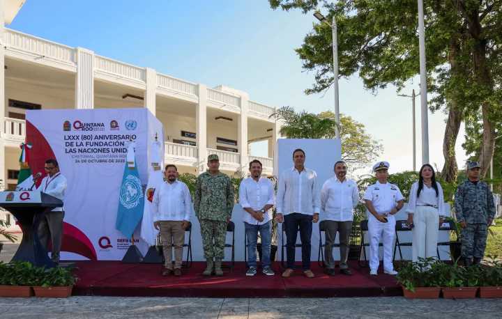 Conmemora SEFIPLAN el 80 aniversario de la Organización de las Naciones Unidas en Chetumal