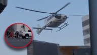 Hombre cae más de 100 metros en Santiago; lo trasladan en helicóptero a hospital en Monterrey