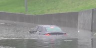 Diluvio en el AMBA: cayeron más de 100 milímetros y hay inundaciones, calles cortadas y barrios anegados