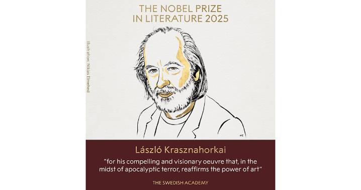 Y el Nobel de Literatura 2025 es para László Krasznahorkai