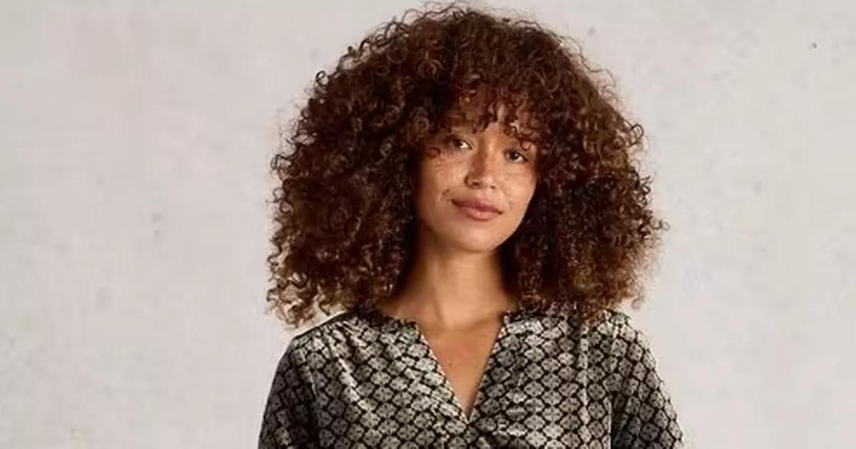 White Stuff's velvet party dress is 'flattering' on even the most bloated tummies