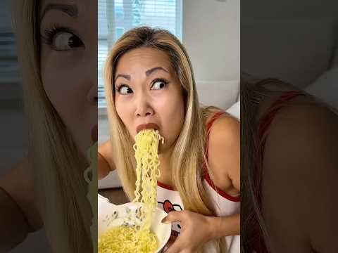 Nose hair in her ramen 🍜🤢 LeoNata family #shorts