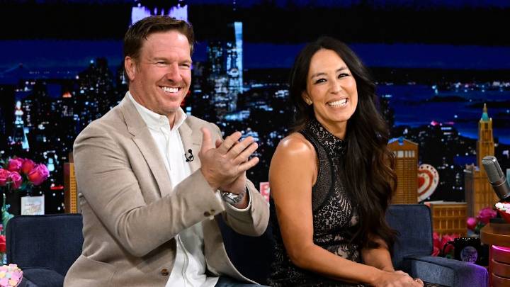Joanna and Chip Gaines' youngest son Crew makes scene-stealing appearance on TV set in LA