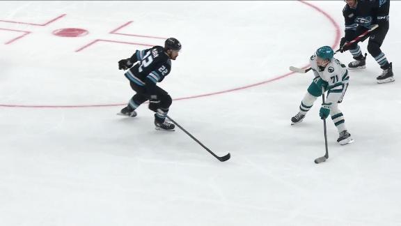 Schmaltz has three goals and an assist as Mammoth beat Sharks 6