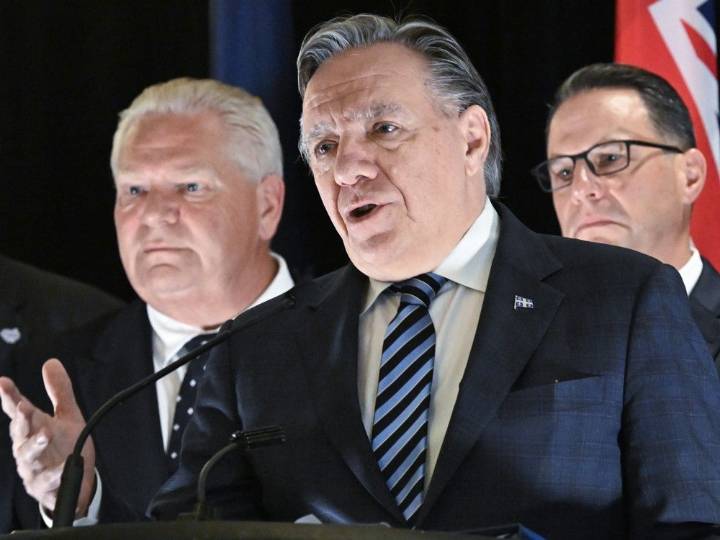 Quebec, Ontario premiers join forces with American governors to press for trade deal