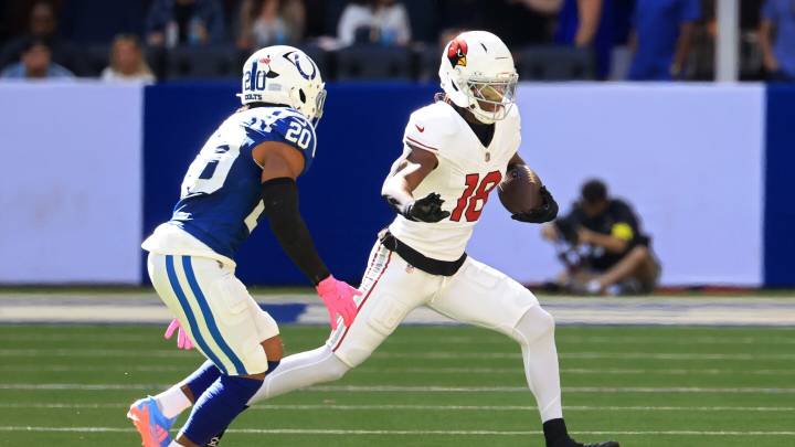 Marvin Harrison Jr. heads to locker room for concussion evaluation
