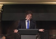 “Si no, no soy yo”. El comentario de Javier Milei que disparó risas en el encuentro del JP Morgan