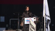 Michelle Wu slams Trump at Boston 'No Kings' rally