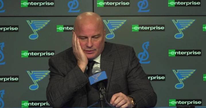 Blues' defensive woes 'shocking' to Jim Montgomery. What he, players said after defeat.