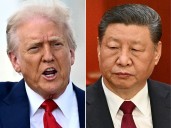 Trump threatens 'massive' tariffs on China over rare