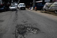 Hay al menos 400 baches en el Centro