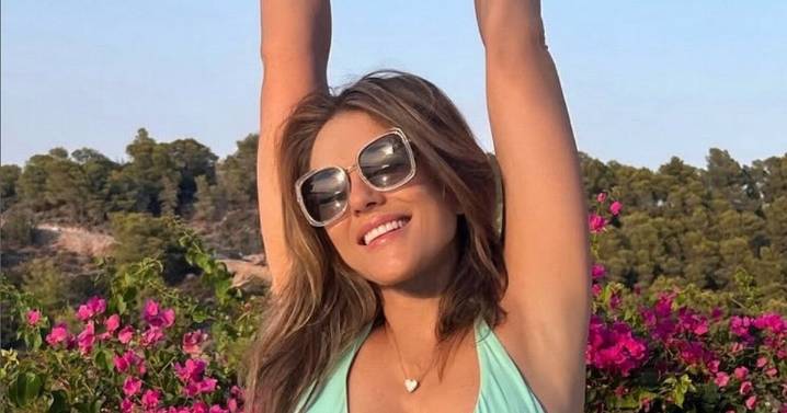Liz Hurley, 60, frolics in skimpy bikini and as swooning fans brand her 'goddess'