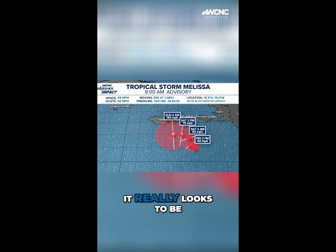 Tracking Tropical Storm Melissa | Friday, Oct. 24, 2025