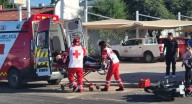 Motociclista resulta lesionado tras choque con automóvil al poniente de Hermosillo