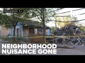 Home torn down after multiple fires, years of complaints