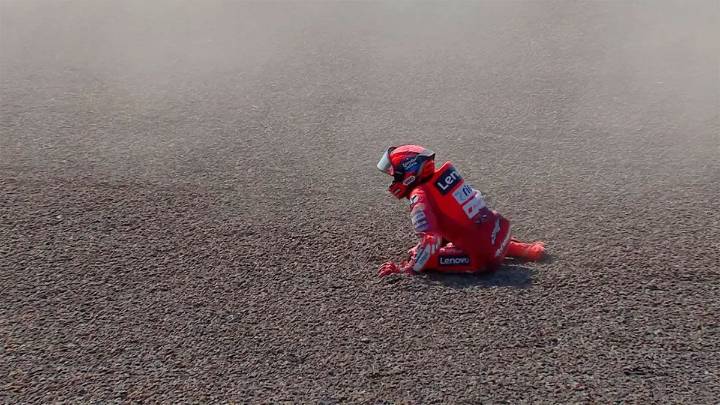 VIDEO: el duro accidente que sufrió el campeón Marc Márquez en el GP de Indonesia