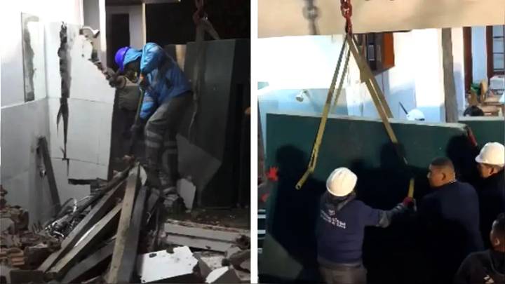 Municipalidad demolió parte de la casa de María Acuña y recuperó espacios públicos