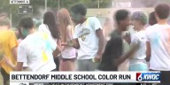 Bettendorf Middle School holds color run