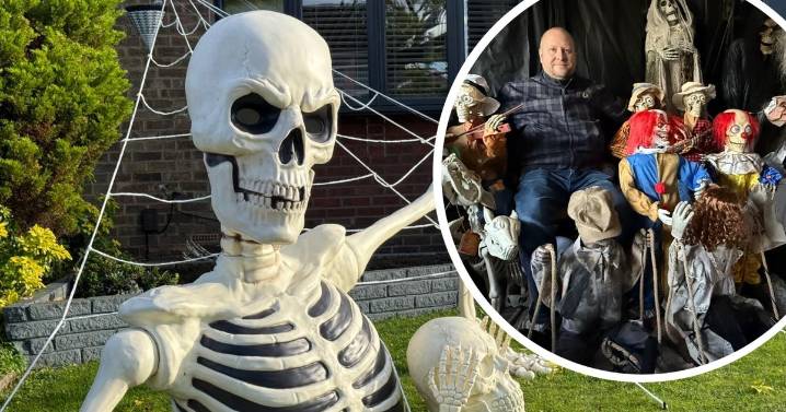 Teesside couple's £20k collection of Halloween decorations turn home into house of horrors