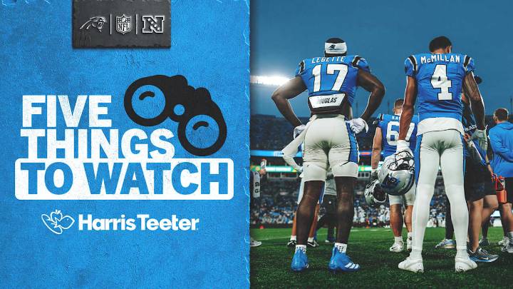 5 things to watch as the Panthers look to speed up their offense and slow down the Dolphins
