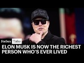 BREAKING NEWS: Elon Musk Just Became The Richest Person Who's Ever Lived