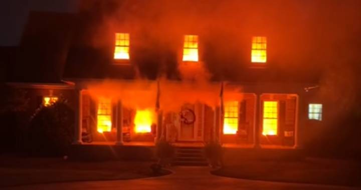 House fire Halloween decor ignites heated debate in South Carolina town