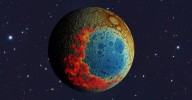 Un impacto gigante reveló los secretos del interior de la Luna