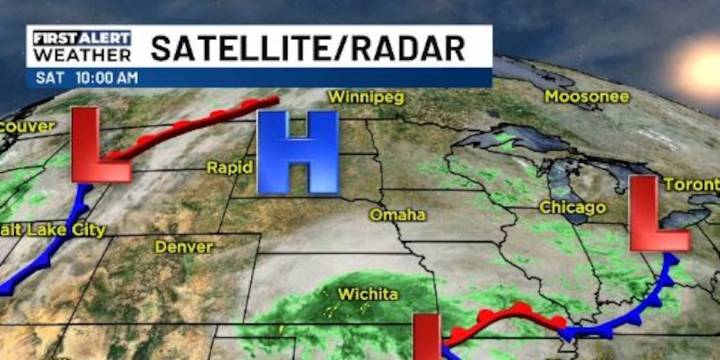 Another high will clear the sky for much of the week ahead