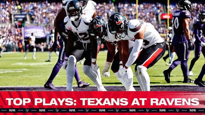 10 Incredible Plays From Texans at Ravens
