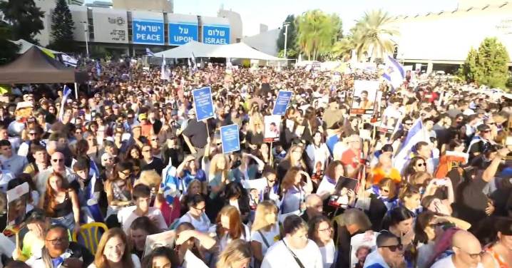 Expectativa en Tel Aviv por la liberación de los rehenes israelíes