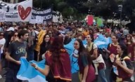 Fuerte movilización en el Congreso en reclamo por la aplicación de la emergencia en discapacidad