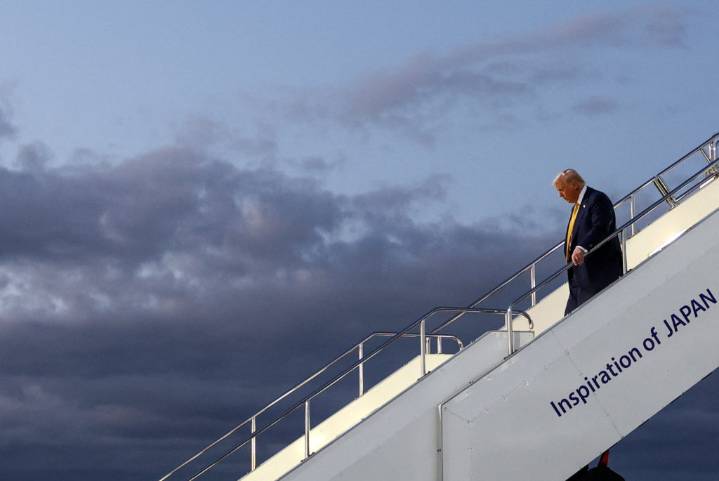 In next stop on Asia trip, Trump will meet Japan's new prime minister and address U.S. troops