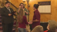 'You can express yourself in any language': Deaf couple marries in touching Halloween wedding at Akron Civic Theatre