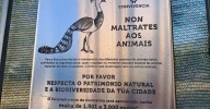 ¿Sabe usted que este cartel situado en el Jardín del Posío dejó de tener sentido hace mucho tiempo?