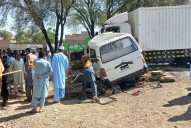15 family members killed as  truck overturns in northwest Pakistan
