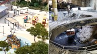 Fuentes elípticas, un barco pirata y pérgolas: así será el nuevo parque de Madrid Río tras las obras de la L11 de Metro