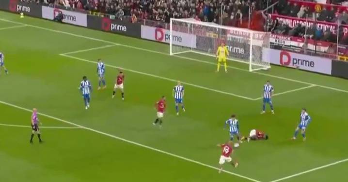 Reason Man Utd were denied penalty vs Brighton despite 'clear contact' on Amad