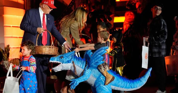 Trump hosts White House Halloween bash with superheroes and presidential lookalikes amid shutdown