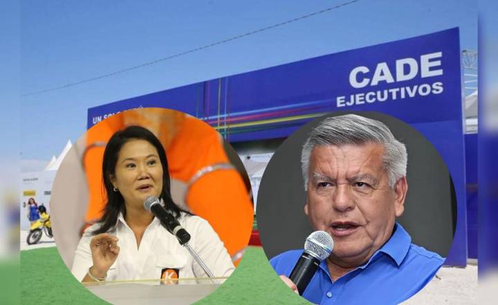 Keiko Fujimori y César Acuña se retiran del bloque electoral de la CADE 2025