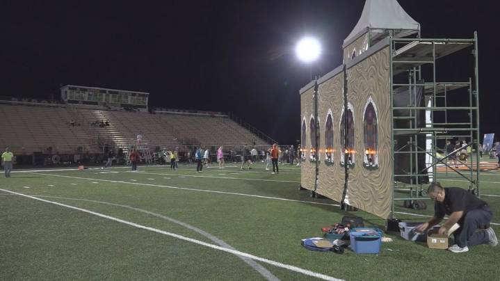 13 TAKES THE FIELD: Armies of volunteers make marching band performances shine