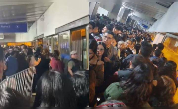 Caos en estaciones del Metropolitano tras desvíos por procesión del Señor de los Milagros