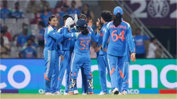 Cricket India Women Qualify For ICC Women’s World Cup 2025 Semifinal; Smriti Mandhana, Pratika Rawal’s Centuries Help IND