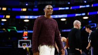 Kings’ Russell Westbrook looked like he was loving life at fan fest