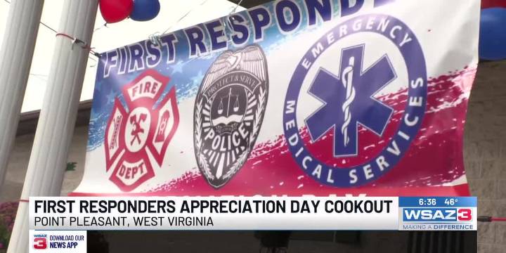 First Responders Appreciation Day cookout