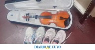 Desde un televisor hasta un violín: el botín que robó un menor de 17 años en Pocito
