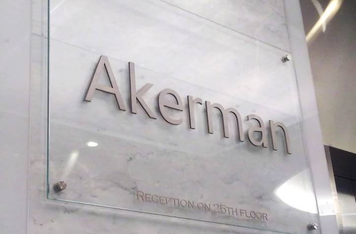 Ex-Akerman Employment Partner Sues Firm for Discrimination