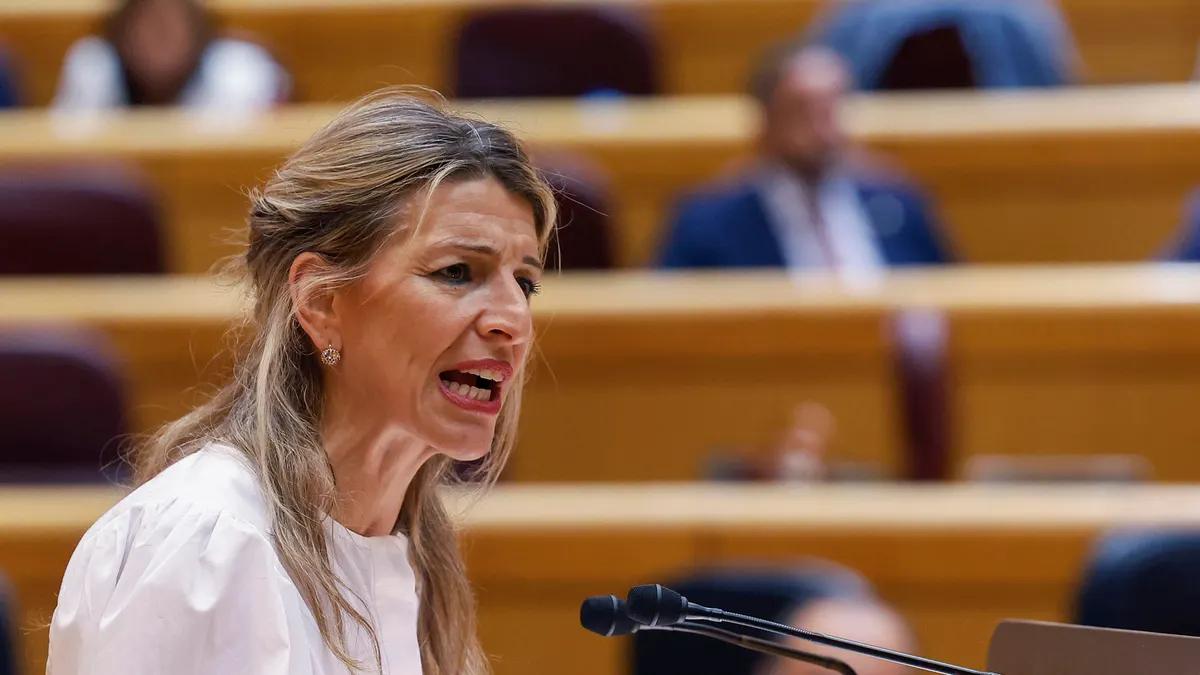 Yolanda Díaz estalla contra Uber: "No va a tomar el pelo al Gobierno de España"