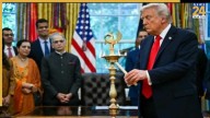 Trump Lights Diya at White House on Diwali, Says ‘Spoke with PM Modi, Discussed Trade and India