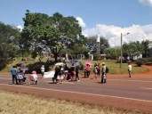 Colonia Delicia: reclamo vecinal con interrupción del tránsito en la Ruta 12